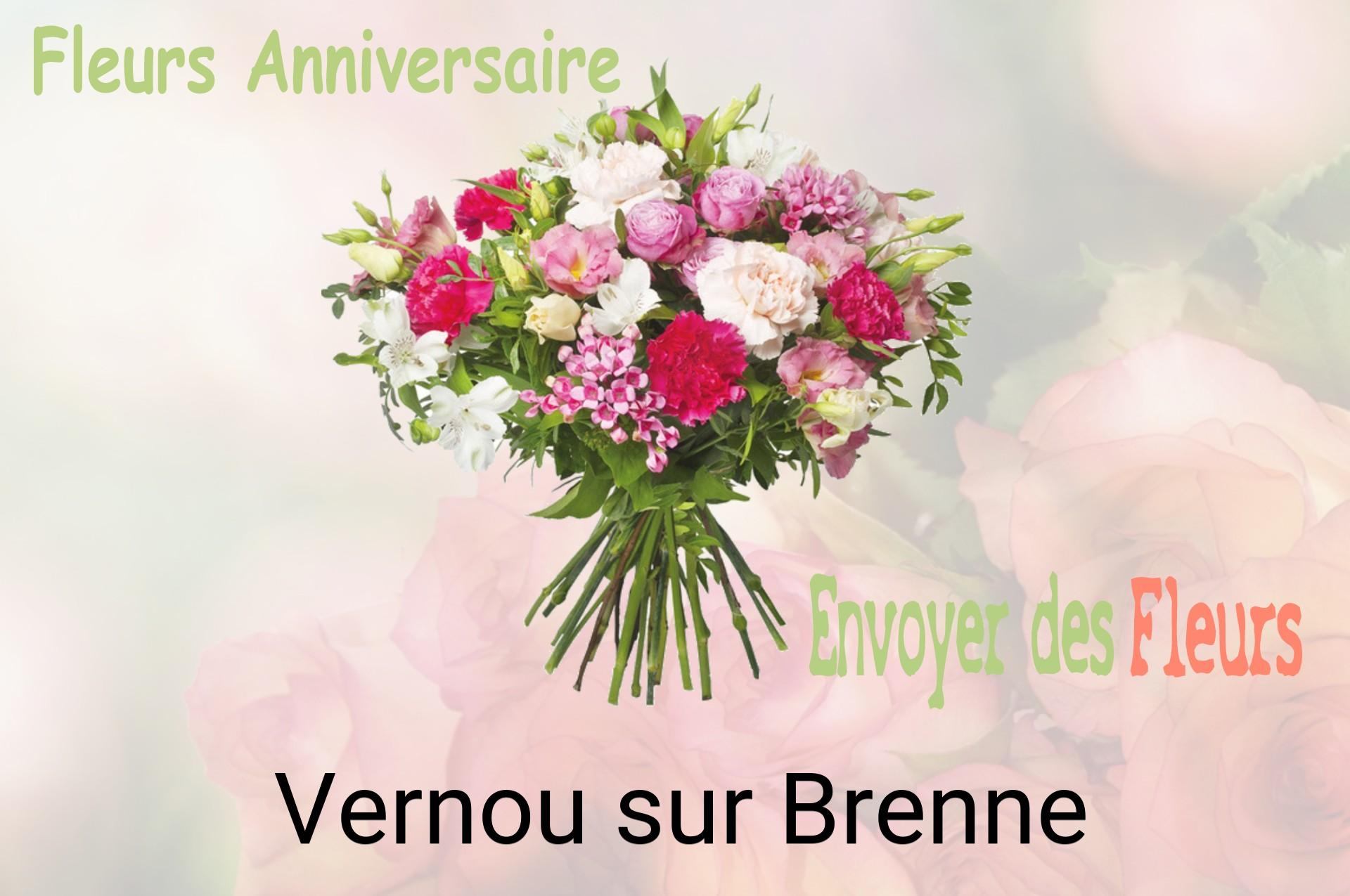 Bouquet de fleurs d’anniversaire livré à Vernou-sur-Brenne