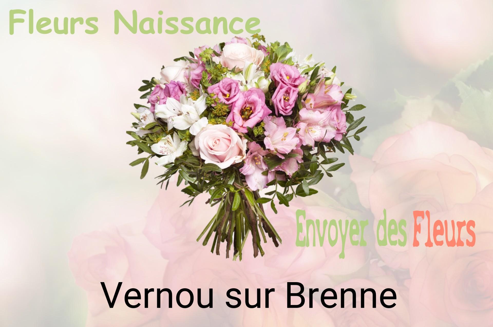 Bouquet de fleurs de naissance livré à Vernou-sur-Brenne